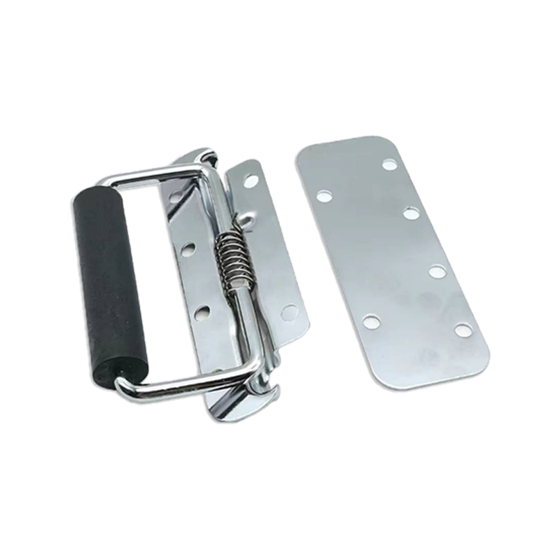 L603 Silver Stainless Steel Toolbox/Rotomolding Spring Loaded Box Handle