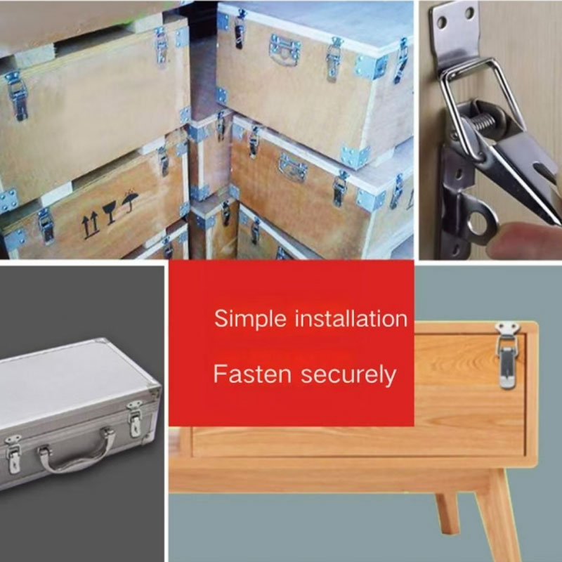 BS102 Steel adjustable Cabinet toolbox lockable toggle latch